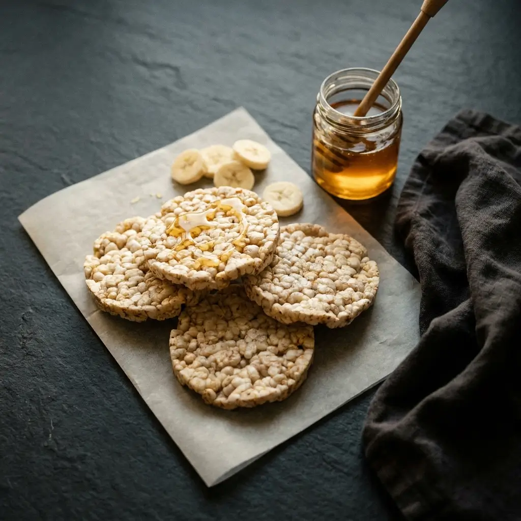 Banana & Honey Rice Cakes