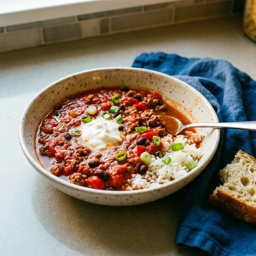 Beef & Black Bean Recovery Chili