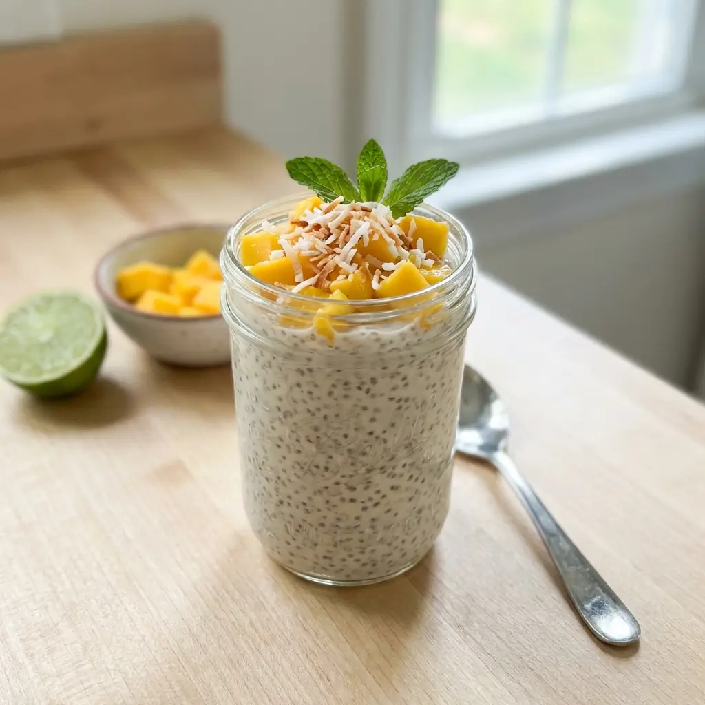 Coconut Mango Chia Pudding
