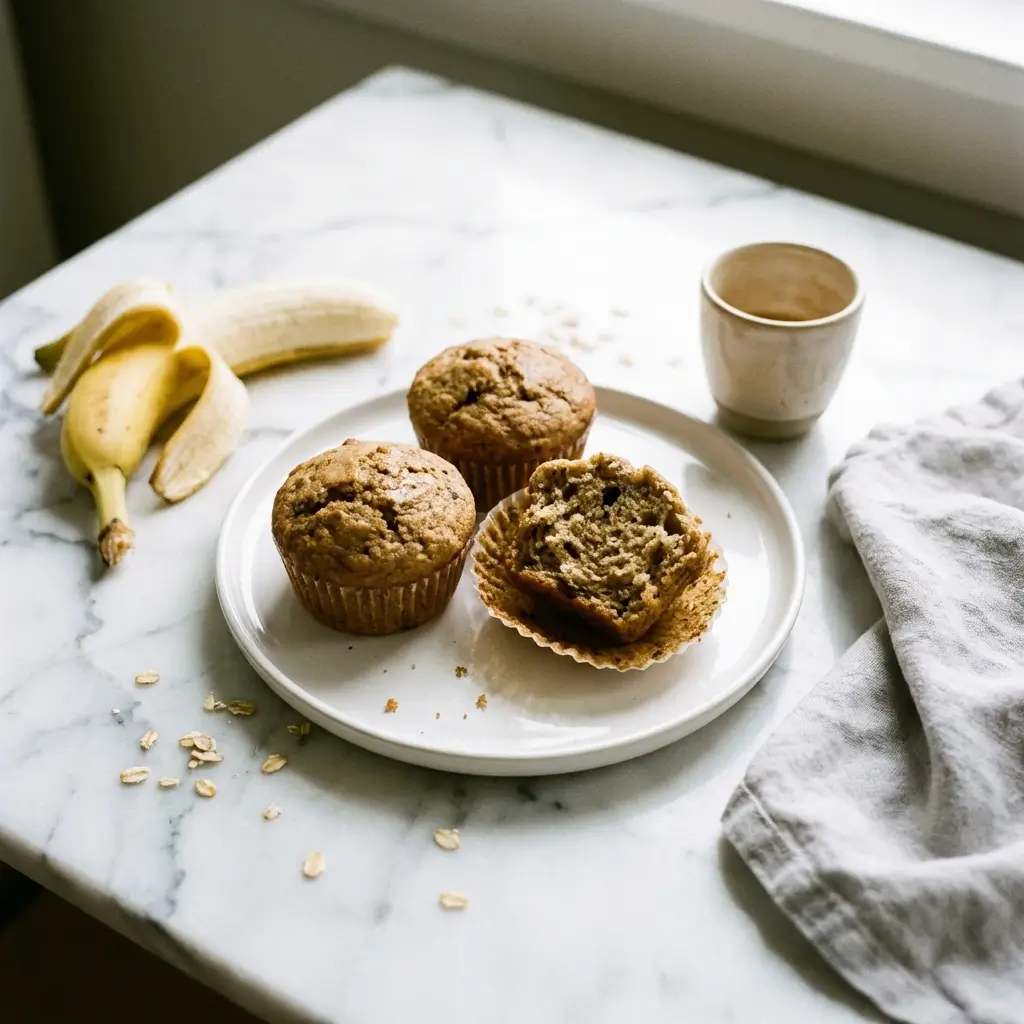 Coffee Banana Muffins