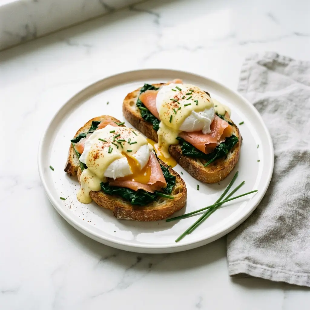 Eggs Benedict on Sourdough