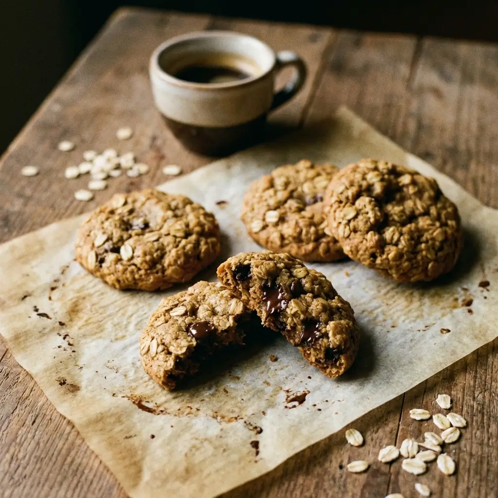 Espresso Oat Cookies