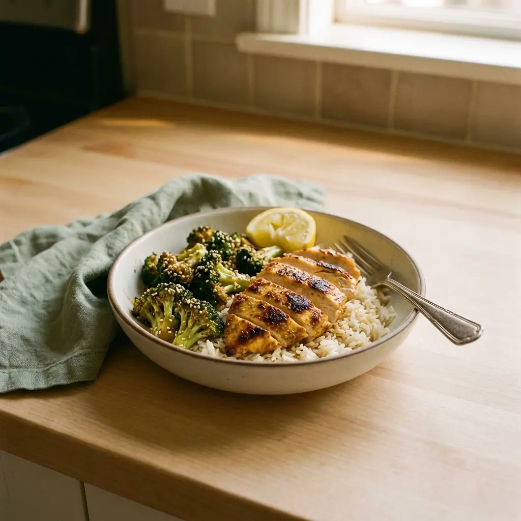 Golden Chicken & Rice Bowl