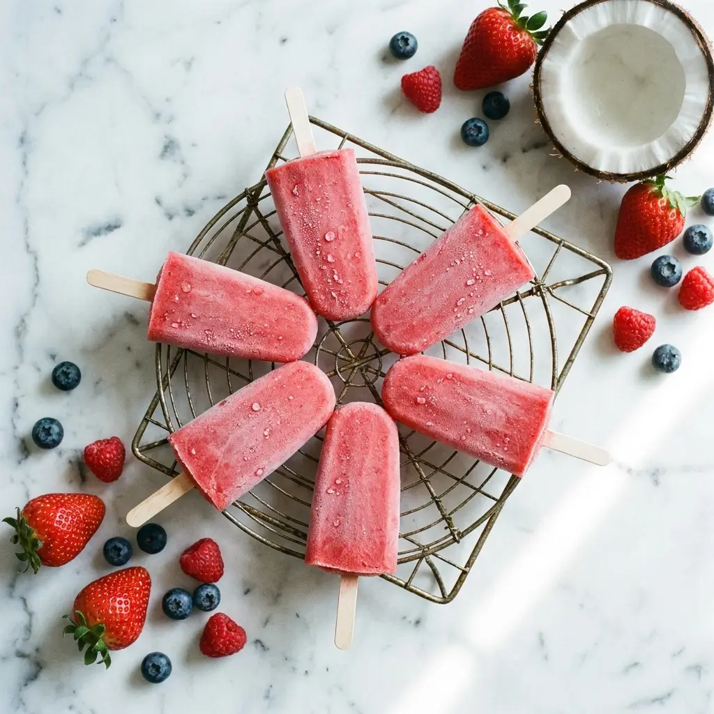 Homemade Electrolyte Popsicles