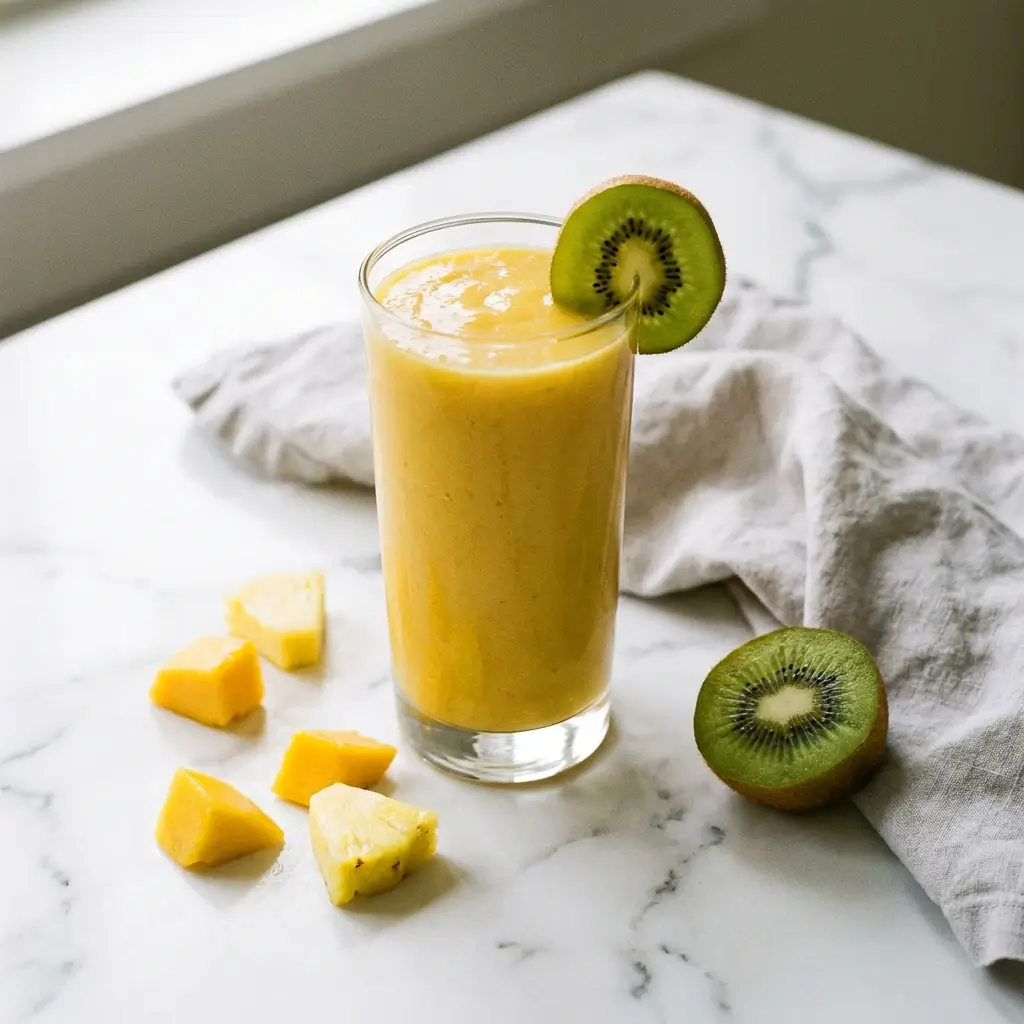 Kiwi, Mango & Pineapple Recovery Smoothie