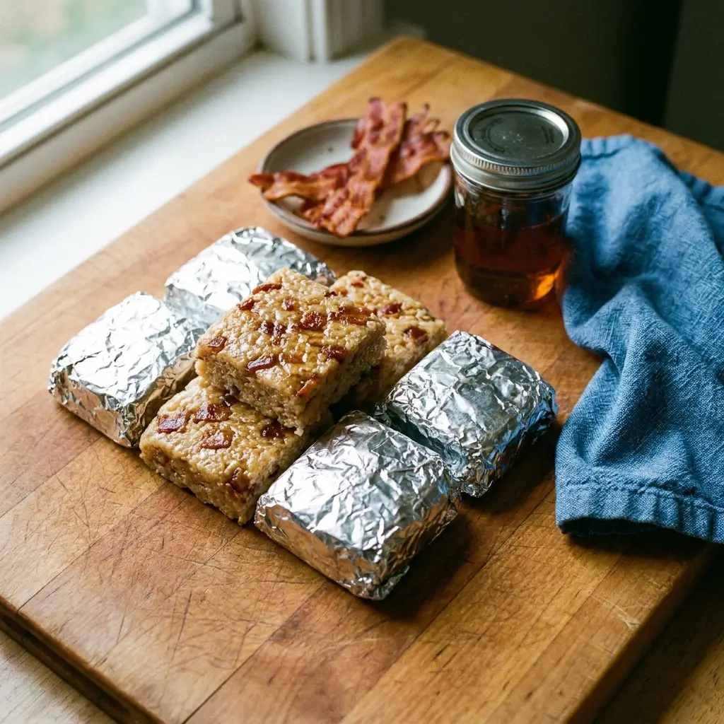 Maple Bacon Rice Cakes