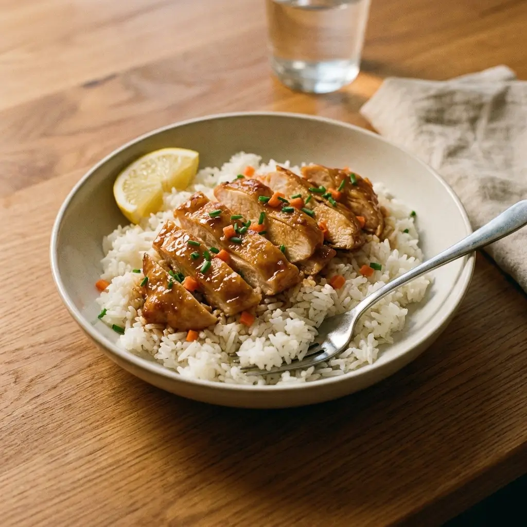 Night-Before Chicken & White Rice