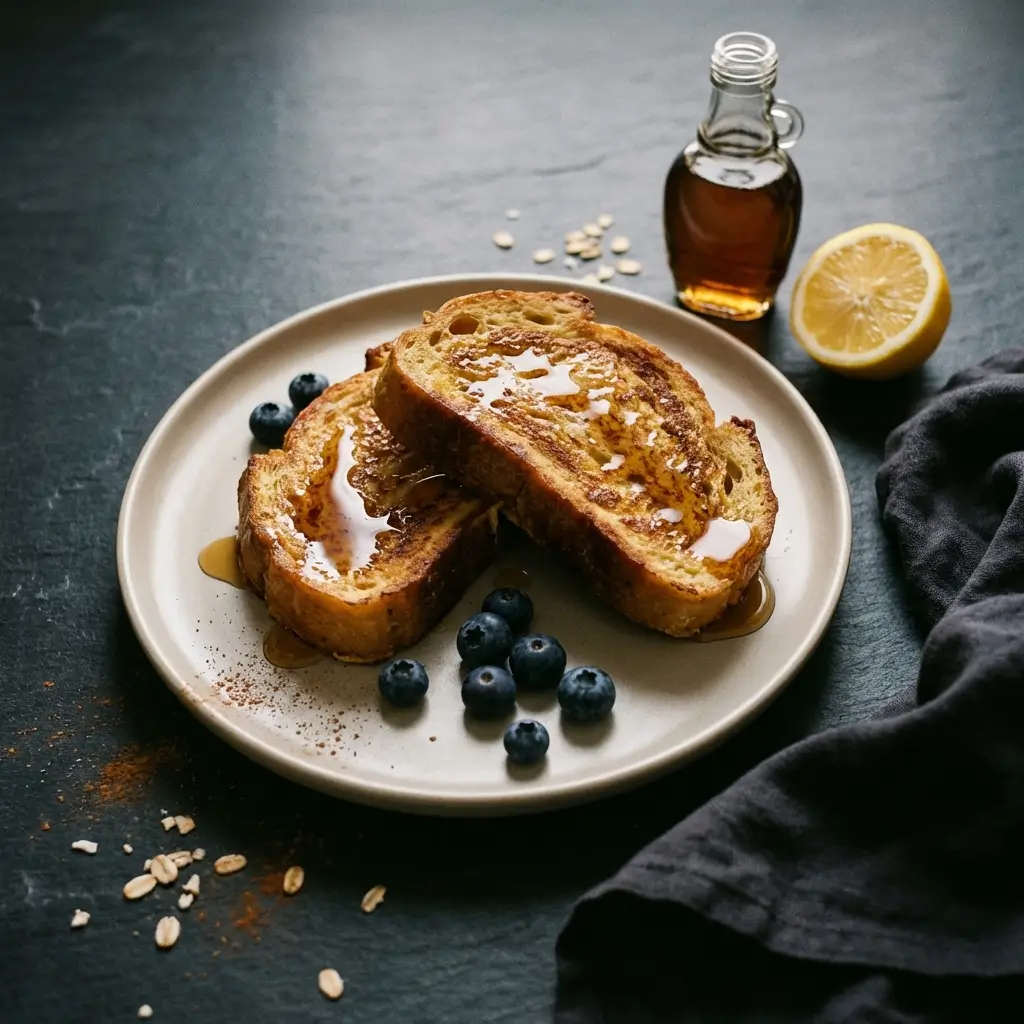 Pain Doré with Maple Syrup