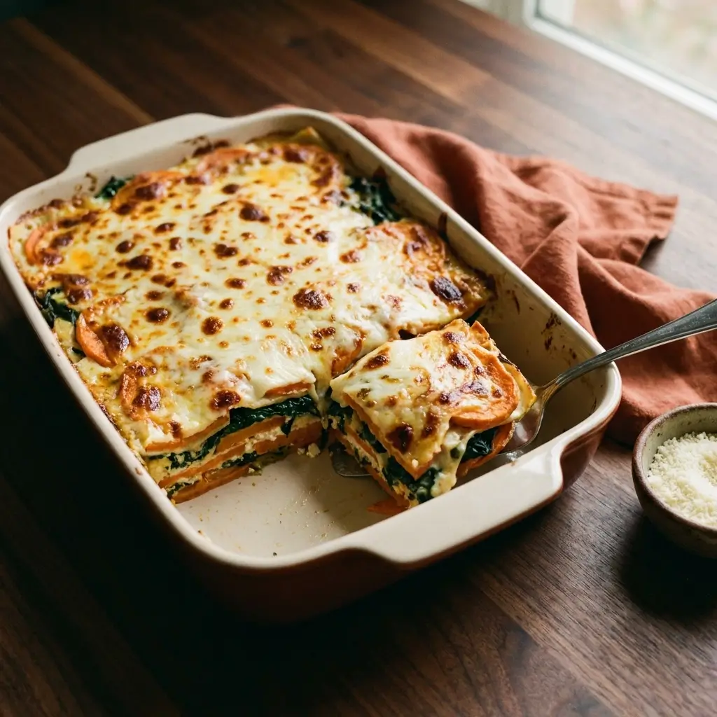 Sweet Potato & Spinach Lasagna